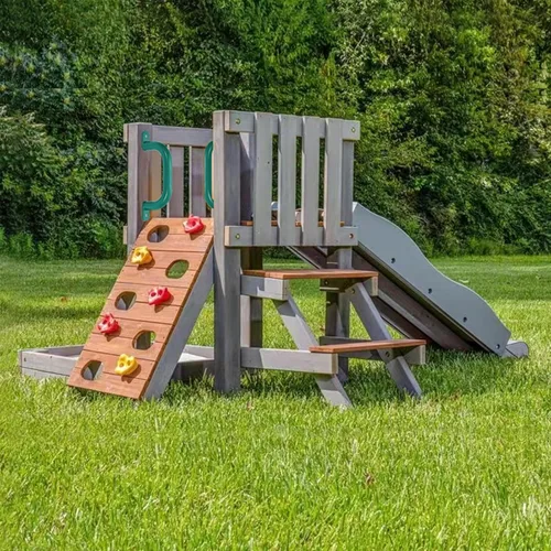 Miniatura 7 de Paquete de 2 manijas de accesorios para patio de juegos de 10 pulgadas, color verde, asas de agarre para juegos al aire libre, juego de columpios
