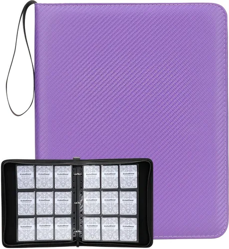 Miniatura 17 de Carpeta de tarjetas – Capacidad 720, tarjetero con cremallera para MTG, tarjetas deportivas y coleccionables – Almacenamiento sin ácidos, duradero