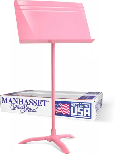 Miniatura 20 de Manhasset Soporte de música para partituras - Modelo 48 Symphony - Soporte Manhasset duradero y duradero - Altura ajustable - 26" a 48" - Fabricado
