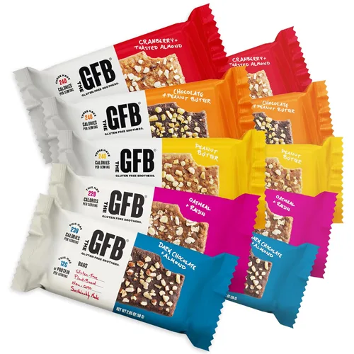 Miniatura 11 de The GFB Barras de Proteína de Avena y Pasas - Sin Gluten, a Base de Plantas, Sin OGM, Fabricadas de Forma Sostenible – Ridículamente Sabrosas