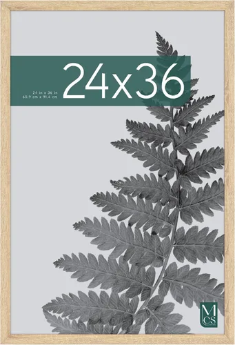 Miniatura 34 de MCS Studio Gallery Marco para Póster de 16x24 Pulgadas, Veta de Madera Negra, Madera Diseñada, Colgado Vertical y Horizontal en Pared, Marco Grande