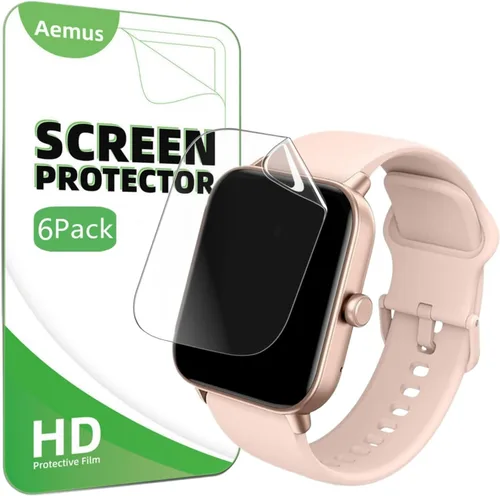 Protector de pantalla para IDW13 / IDW15 / IDW19 Smart Watch 1.8" (PAQUETE DE 6) película de TPU transparente de cobertura completa compatible con
