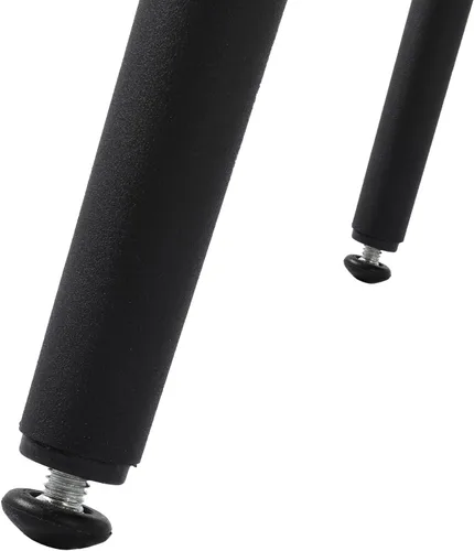 Miniatura 9 de ZckyCine Silla de comedor de piel sintética, silla de sala de estar, moderna silla auxiliar sin brazos de cocina con patas de metal