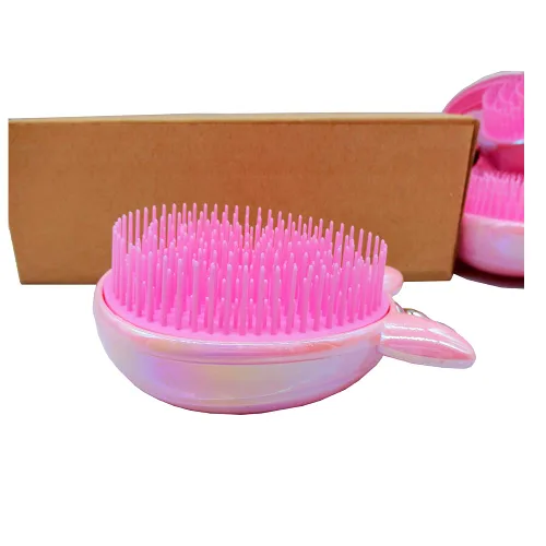 Miniatura 5 de Artkingdome - Cepillo de pelo de unicornio para secar en húmedo, cepillo desenredante antiestático, suave masaje para mujeres, cepillos de pelo
