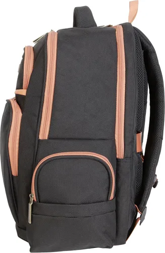 Miniatura 3 de Dockers Harbor - Mochila de viaje clásica de poliéster duradero, color negro