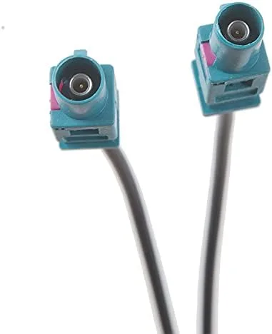 Miniatura 3 de Antena de radio especial para coche, AM/FM, amplificador de señal de audio, cable de refuerzo de cable dual Fakra adaptador aéreo reemplazo para Audi