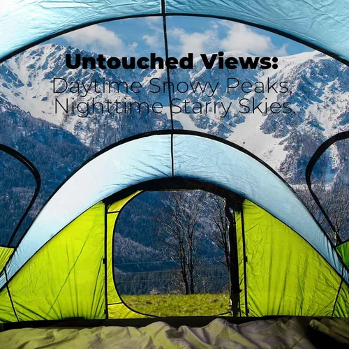Miniatura 2 de 4/6 Person Easy Pop Up Tent, Waterproof, Automatic Setup,2 Doors-Instant Family Tents for Camping, Hiking & Traveling