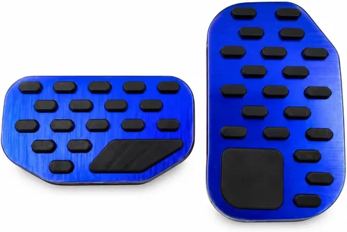 Miniatura 64 de Accesorios interiores personalizados para Nissan Sentra 2020 2021 2022, cubiertas de pedal de acelerador de gas de aleación de aluminio, Rojo
