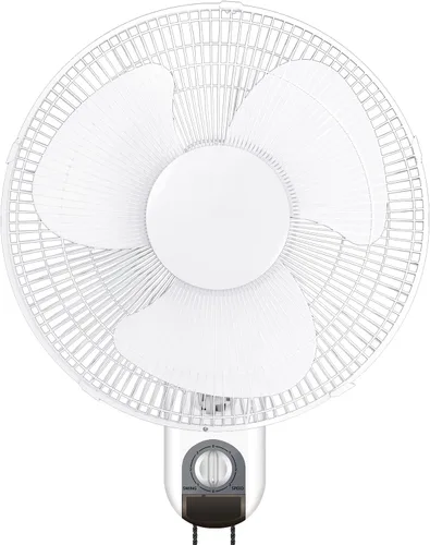 HealSmart Ventiladores digitales de montaje en pared para el hogar, inclinación ajustable de 16 pulgadas, 90 grados, 3 ajustes de velocidad, color