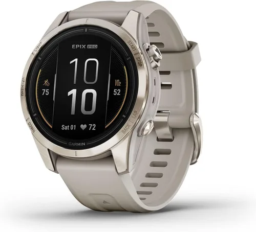 Miniatura 4 de Garmin epix Pro (Gen 2) Edición Zafiro, 42mm, Reloj inteligente de alto rendimiento, Tecnología de entrenamiento avanzada, Linterna incorporada, Oro