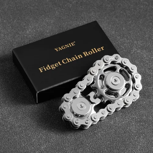 Miniatura 11 de Cadena de metal para la ansiedad, juguete giratorio para adultos, para oficina, hogar, aula, viaje, escritorio, reuniones, regalos para TDAH, TDA