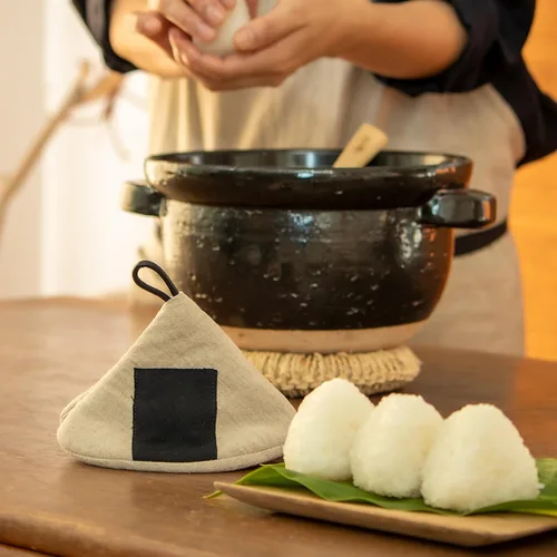 Miniatura 8 de Nagatani Seitou ACT-03 Hase-en Kamado-san - Olla de barro para 2 cocineros de arroz, fabricada en Japón (con cuchara de arroz, receta) diámetro 8.5