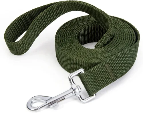 Miniatura 22 de Correa de entrenamiento de nailon resistente y duradera, cuerda de tracción de 1 pulgada de ancho, 6 pies de largo, para perros pequeños y medianos