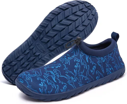 Miniatura 3 de Racqua Zapatos acuáticos para niños y niñas, zapatos acuáticos de secado rápido para playa y piscina (niños pequeñosgrandes)