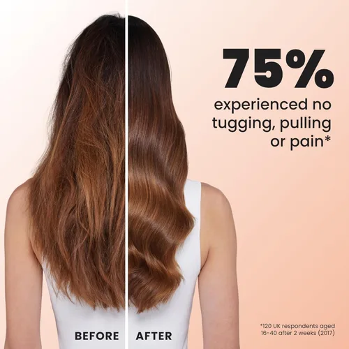 Miniatura 6 de Tangle Teezer Cepillo desenredante definitivo para cabello húmedo y seco, elimina nudos y reduce la rotura para todo tipo de cabello, albaricoque