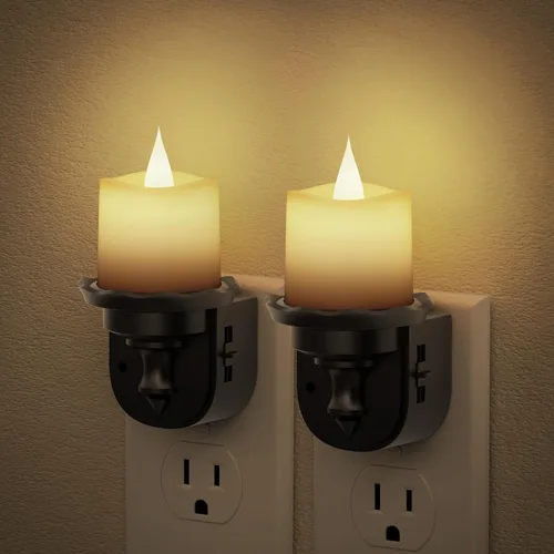Miniatura 13 de JandCase Luces nocturnas enchufables a la pared, proyector de estrellas, luz nocturna de galaxia automática 3CCT, enchufe con sensor de luz