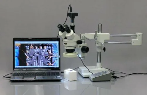 Miniatura 3 de AmScope MU500-CK - Cámara de microscopio USB de 5.0 MP con software y kit de calibración, compatible con Windows XP/Vista/7/8/10 y Mac OSX