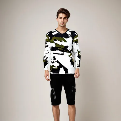 Miniatura 7 de UGLY FROG Powersports-Jerseys Camisa de descenso para hombre, ropa de verano, gran