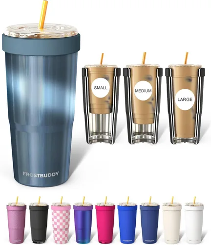 Miniatura 50 de Frost Buddy Togo Buddy 30oz Stainless Steel Vacuum Insulated Tumbler To Go Coffee Cup – Iced Coffee Sleeve, Travel Mug, Thermal Cup for Hot & Cold
