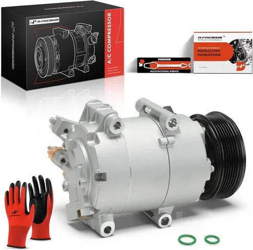 Miniatura 10 de A-Premium Compresor A/C con embrague compatible con Ford Fiesta 1.6L 2014-2019, Fiesta Ikon 1.6L 2014-2015
