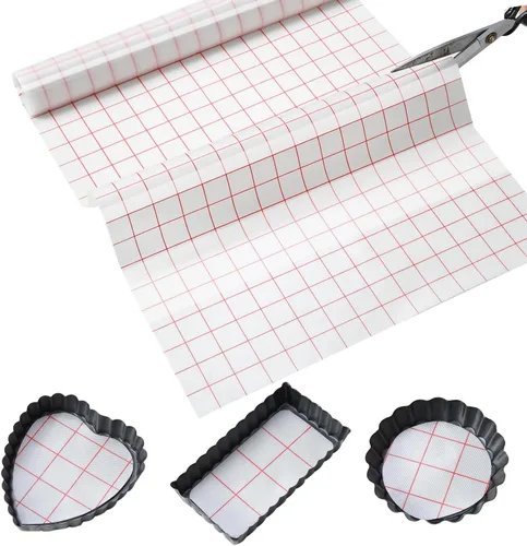 Miniatura 13 de Rollo de silicona para hornear de 16 pulgadas x 5 pies, corte libre, tapete antideslizante para repostería, revestimiento antiadherente reutilizable