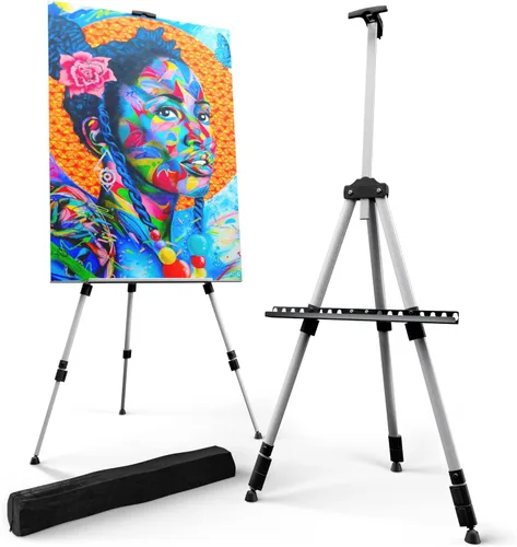 Caballete portátil para artistas, caballete de pintura de altura ajustable con bolsa, caballetes de dibujo artístico de mesa para pintar lienzos,