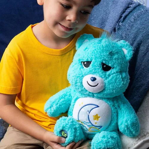 Miniatura 4 de Care Bears Peluche de tamaño mediano de 14 pulgadas - Oso acogedor para dormir