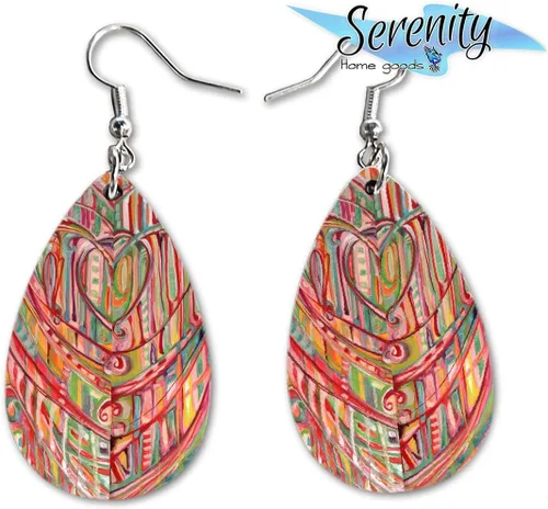 Miniatura 39 de Maureen Claffy Artist Collection Compassion Teardrop Dangle Earrings Set Cute Girls Womens Jewelry Earings Holiday Gifts Summer Decorations