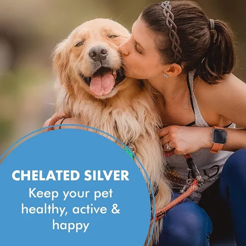 Miniatura 7 de PetSilver Aditivo de agua para dientes y encías para el cuidado dental, ambientador de aliento de mascotas, dirige el sarro, la placa y promueve