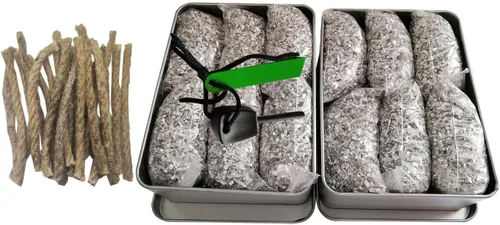 Miniatura 17 de Kit de iniciación de fuego con magnesio y varilla ferro – Equipo de supervivencia de emergencia con 12 bolsas de magnesio 99% puro + Bolsa