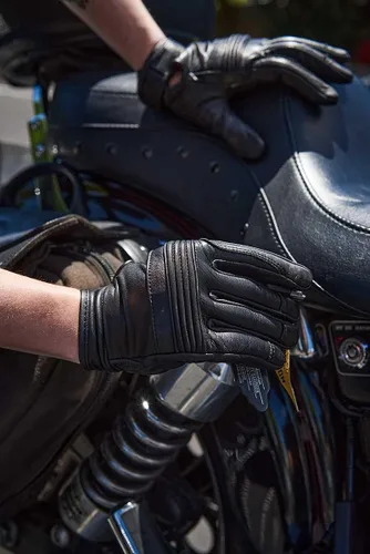 Miniatura 8 de Milwaukee Leather MG7536 - Guantes de mano de piel para hombre, color negro, con nudillos flexibles