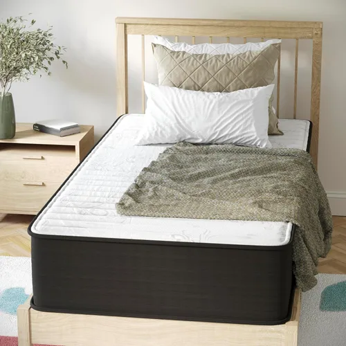 Miniatura 5 de Flash Furniture Dream - Colchón híbrido de 12 pulgadas, espuma de alta densidad de tamaño individual y colchón de resortes interiores en una caja