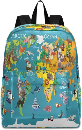 Miniatura 20 de Mochila para computadora de poliéster divertido para niños, niñas, mochila grande para negocios, deportes, viajes, escuela, libros, Béisbol