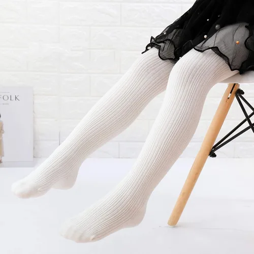 Miniatura 6 de American Trends Medias suaves para bebé, mallas de punto trenzado para bebés, medias de invierno para niñas recién nacidas, medias para niños