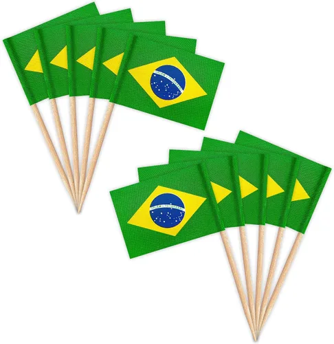 Miniatura 14 de ZXvZYT Banderas de palillos de dientes cubanos con bandera de Cuba, decoración pequeña para cupcakes de Cuba, decoración de frutas y cóctel