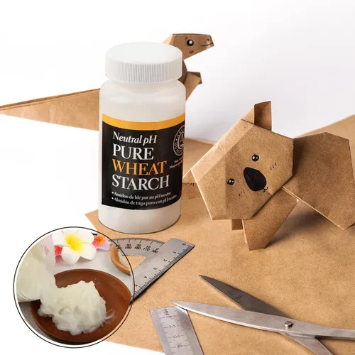 Miniatura 7 de Lineco, Adhesivo de almidón de trigo puro pH neutro (8oz)