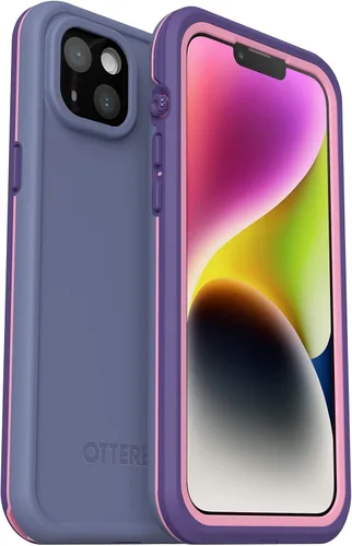 Miniatura 7 de OtterBox FRē Series - Funda impermeable con MagSafe (diseñada por LifeProof) para iPhone 14, color negro
