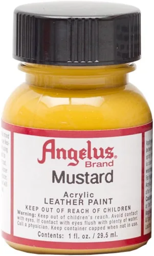 Miniatura 21 de Angelus - Pintura acrílica para cuero, 4 Fl Oz, color blanco - Pintura para cuero profesional flexible, resistente a grietas, arañazos