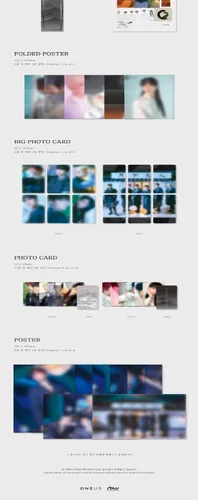 Miniatura 2 de ONEUS BLOOD MOON 6th Mini Album 3 Version SET CD+1p Poster+PhotoBook+PhotoCard+Message PhotoCard SET+Tracking Kpop Sealed