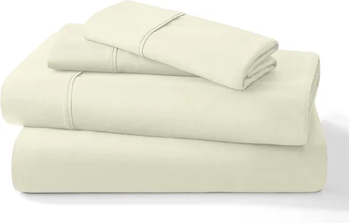 Miniatura 21 de Juego de sábanas puro de 100% algodón orgánico certificado de 1000 hilos, juego de ropa de cama de 4 piezas, bolsillo extra profundo de 24 pulgadas