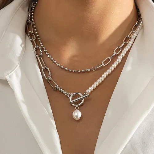 Miniatura 2 de YANCHUN - Collar con estilo de gargantilla de estrella dorada para mujer, collar de capa delicada para adolescentes y niñas, regalo ideal