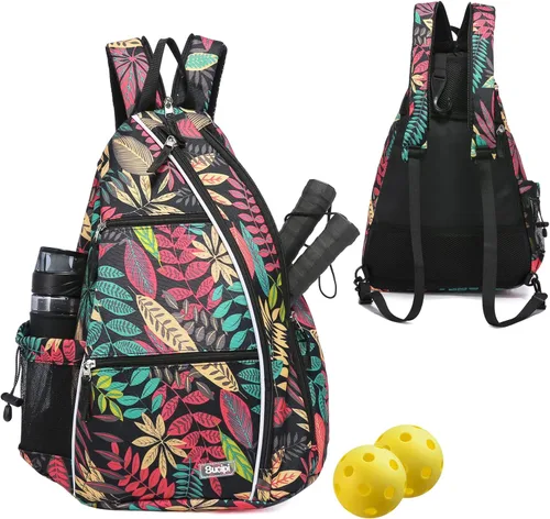 Miniatura 10 de Sucipi Pickleball Bag - Men's & Women's Pickleball Backpack, Adjustable Sling Bag w/Fence Hook/Large Capacity/Safety Pocket Azul