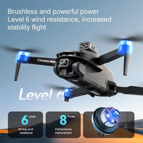Miniatura 5 de Dron V168 4K UHD con retorno GPS, cámara ajustable de 90°, transmisión 5G HD, vuelo de 30 minutos, rango de 9,842.5 ft, prevención de obstáculos