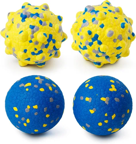 Miniatura 21 de Pelotas de tenis para perros Moonorange para masticadores agresivos, juguete interactivo indestructible, duradero, rebotador para perros, juego