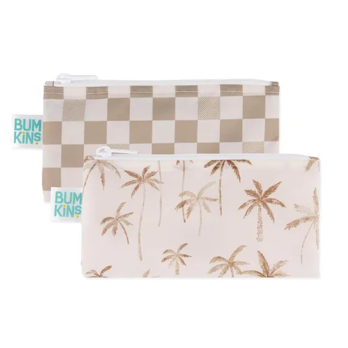 Miniatura 28 de Bumkins Bolsas de aperitivos reutilizables, para el almuerzo escolar de niños y para adultos, tela lavable, bolsa de tela impermeable