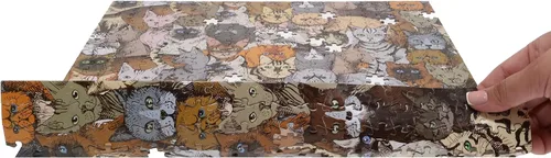 Miniatura 5 de TDC Games Rompecabezas más difícil del mundo – Gatos – 500 piezas de doble cara – 15 pulgadas