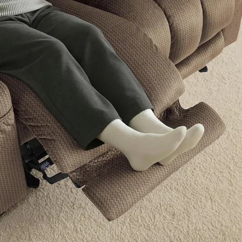 Miniatura 8 de MCombo PR648SET - Sofá reclinable eléctrico de gravedad cero de 55.9 pulgadas con masaje de calor y vibración, sofá biplaza reclinable con puertos
