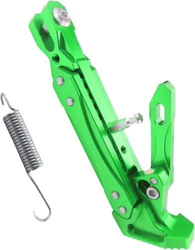 Miniatura 11 de Caballete de motocicleta universal ajustable con soporte lateral para pie, caballete de estacionamiento para motocicleta eléctrica, soporte lateral
