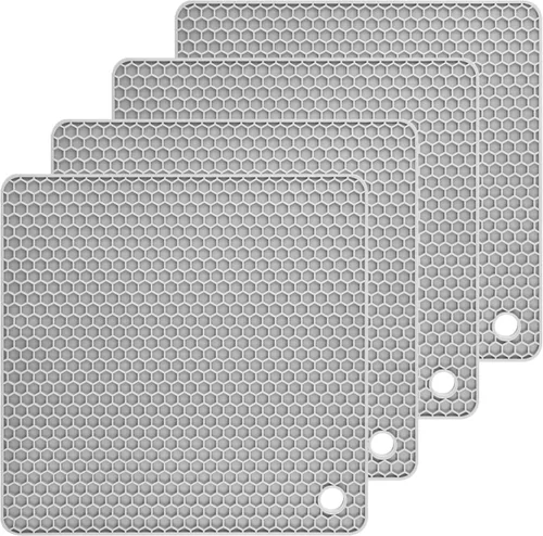 Miniatura 12 de Salvamanteles de silicona para platos calientes, soportes de silicona para ollas de cocina, salvamanteles para cocina, salvamanteles para ollas