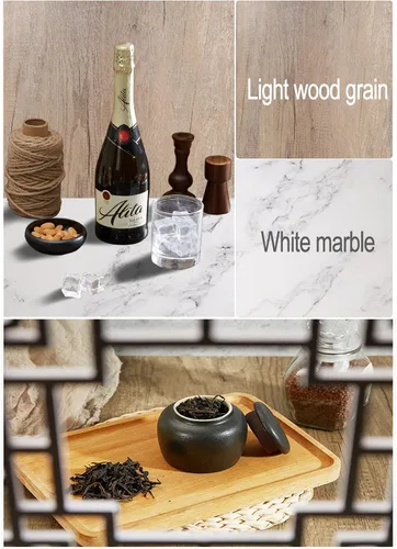 Miniatura 2 de Tablero grande de fondo de fotos de 24 x 24 pulgadas: 3 piezas de 6 patrones de fondos de fotografía de productos para joyería de alimentos, kit